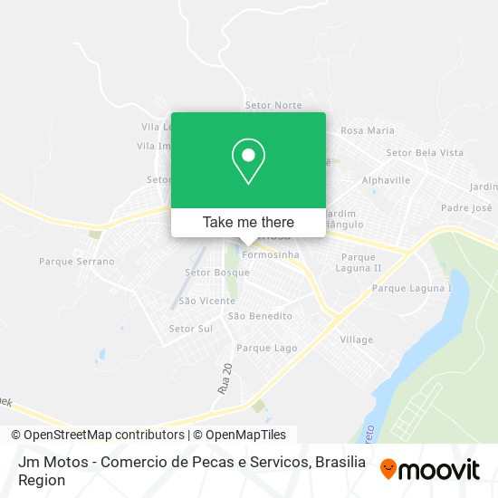 Jm Motos - Comercio de Pecas e Servicos map