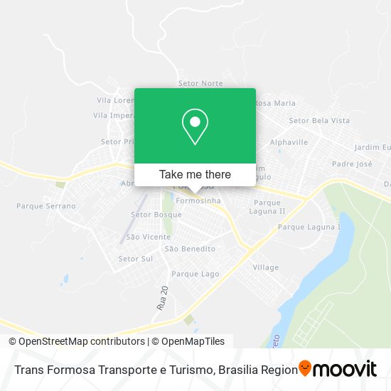 Trans Formosa Transporte e Turismo map
