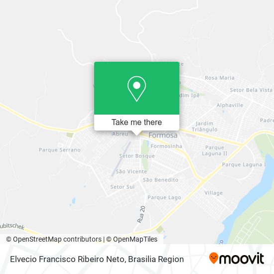 Elvecio Francisco Ribeiro Neto map