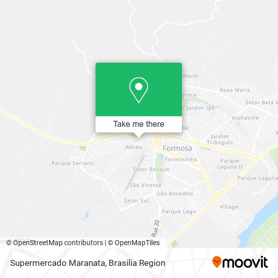Supermercado Maranata map