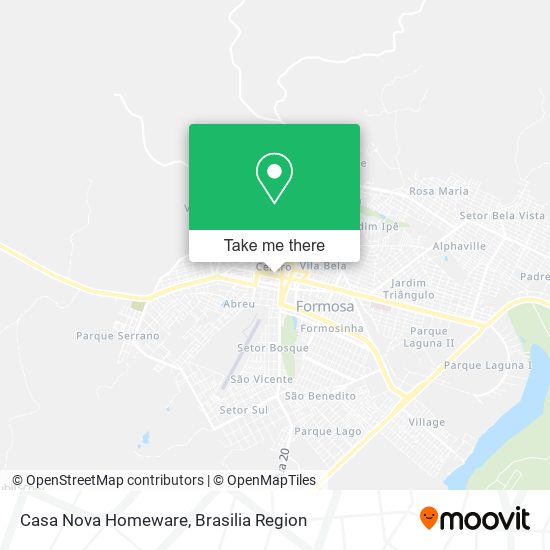 Casa Nova Homeware map