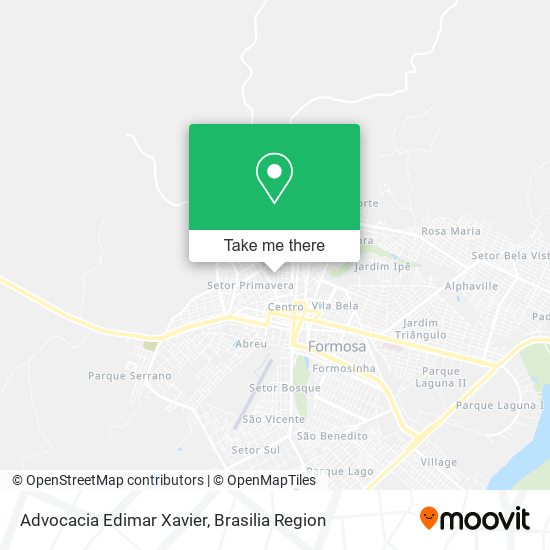 Advocacia Edimar Xavier map