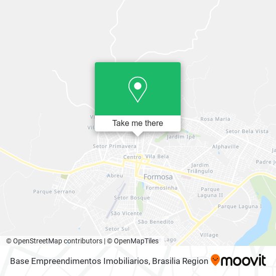 Mapa Base Empreendimentos Imobiliarios