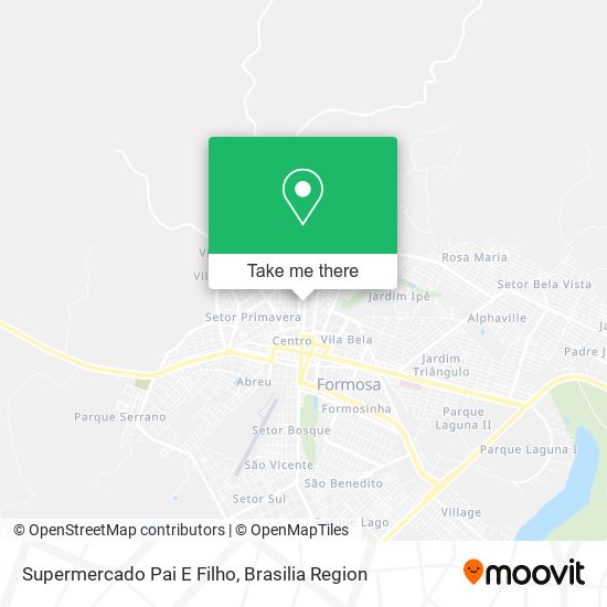 Mapa Supermercado Pai E Filho