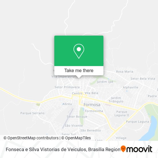 Fonseca e Silva Vistorias de Veiculos map