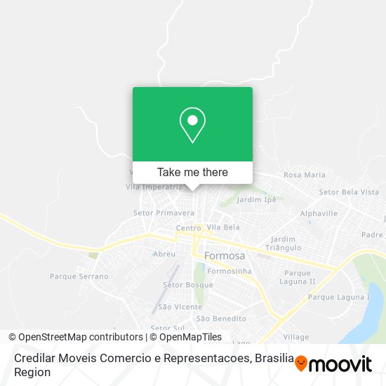 Credilar Moveis Comercio e Representacoes map