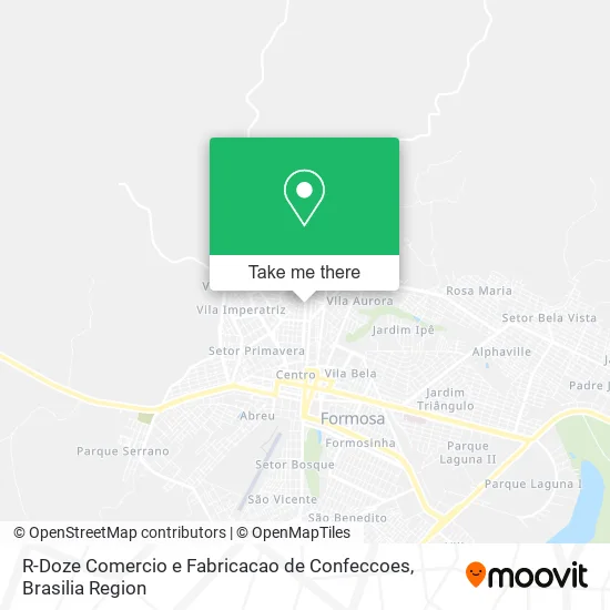 R-Doze Comercio e Fabricacao de Confeccoes map