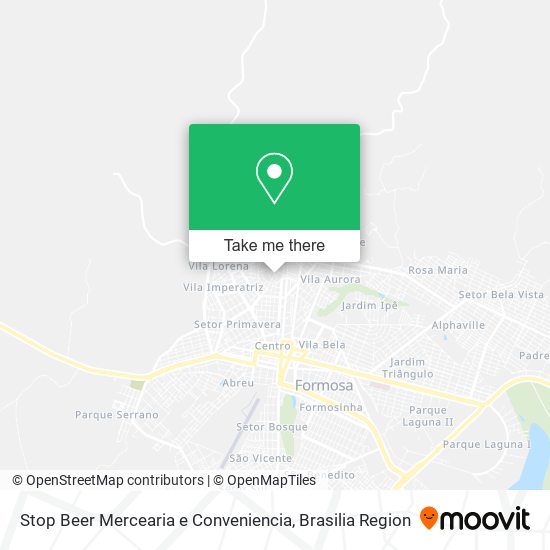 Mapa Stop Beer Mercearia e Conveniencia