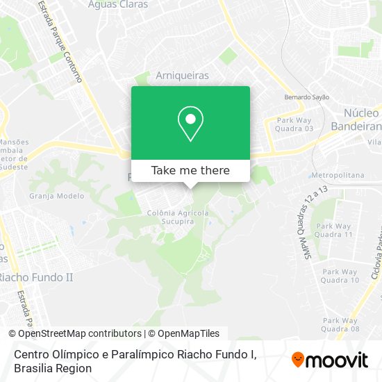 Centro Olímpico e Paralímpico Riacho Fundo I map