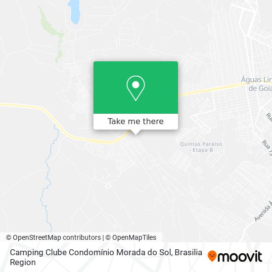 Camping Clube Condomínio Morada do Sol map