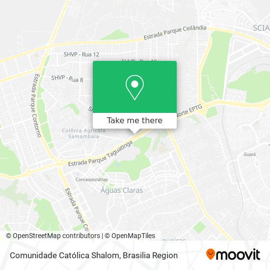 Comunidade Católica Shalom map