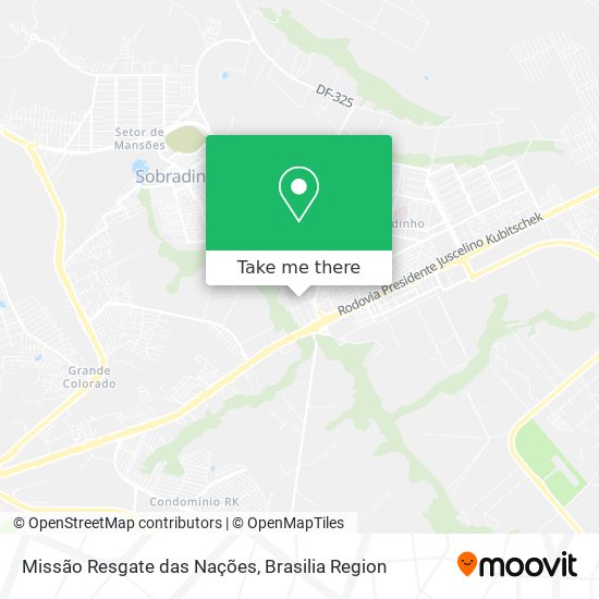 Missão Resgate das Nações map