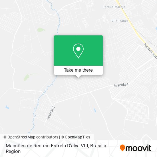 Mansões de Recreio Estrela D'alva VIII map