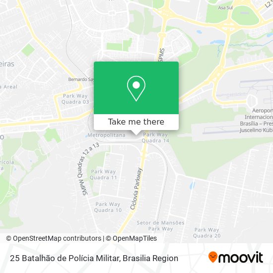 25 Batalhão de Polícia Militar map