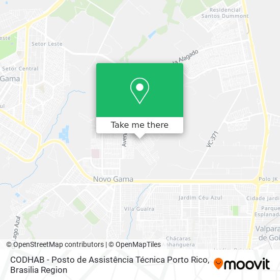 CODHAB - Posto de Assistência Técnica Porto Rico map