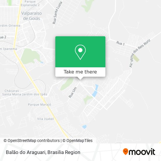 Balão do Araguari map