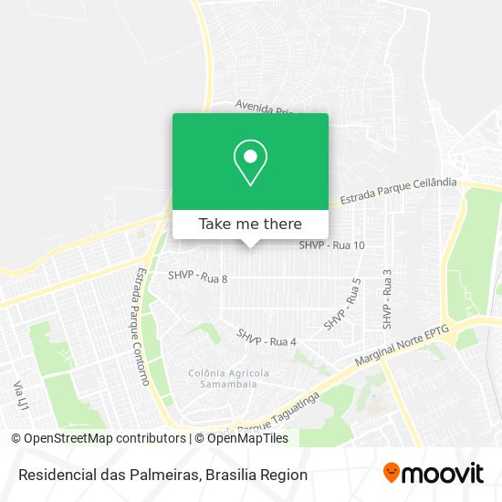 Residencial das Palmeiras map