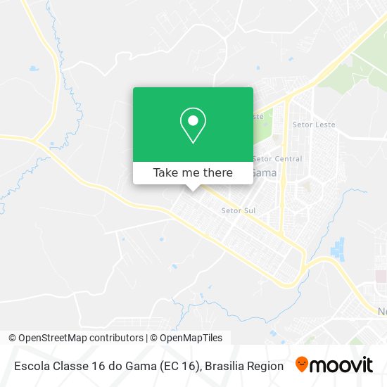 Escola Classe 16 do Gama (EC 16) map