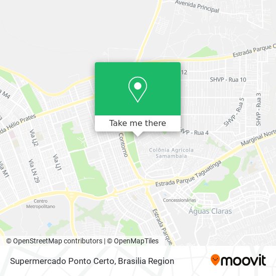 Supermercado Ponto Certo map