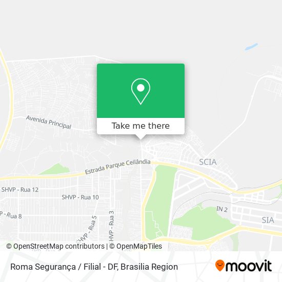Roma Segurança / Filial - DF map