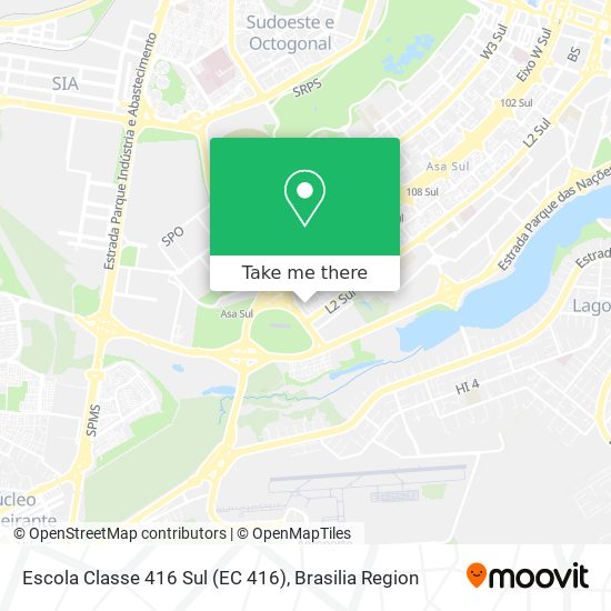 Escola Classe 416 Sul (EC 416) map