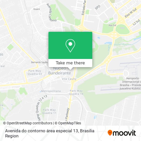 Avenida do contorno área especial 13 map