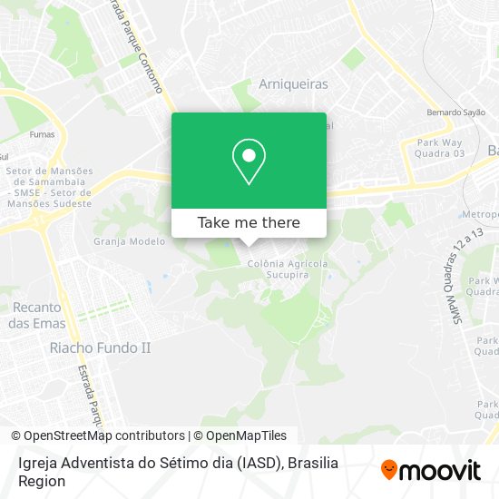 Igreja Adventista do Sétimo dia (IASD) map