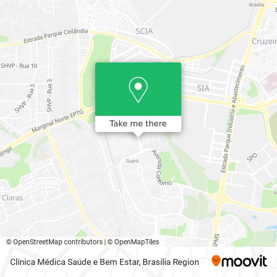 Clínica Médica Saúde e Bem Estar map