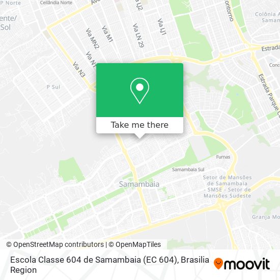 Escola Classe 604 de Samambaia (EC 604) map