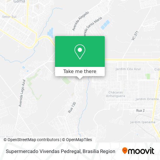 Supermercado Vivendas Pedregal map