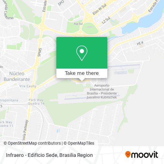 Infraero - Edifício Sede map