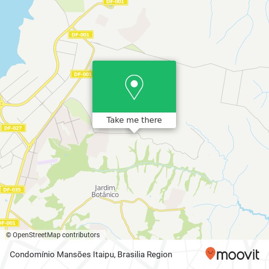 Condomínio Mansões Itaipu map