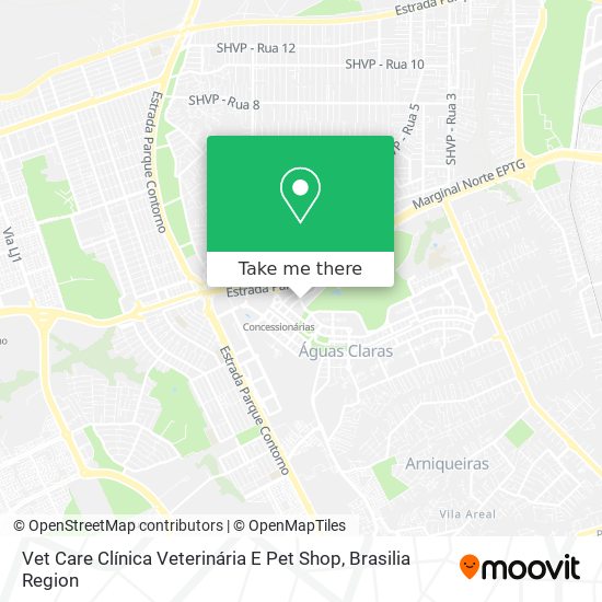 Vet Care Clínica Veterinária E Pet Shop map