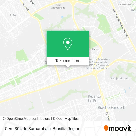 Cem 304 de Samambaia map