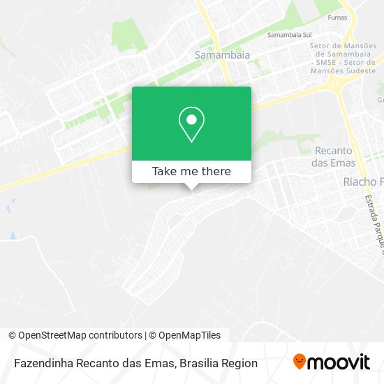 Fazendinha Recanto das Emas map