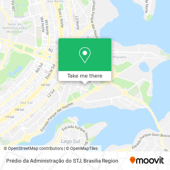 Prédio da Administração do STJ map