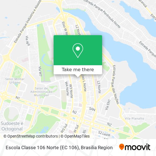 Escola Classe 106 Norte (EC 106) map