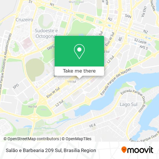 Salão e Barbearia 209 Sul map