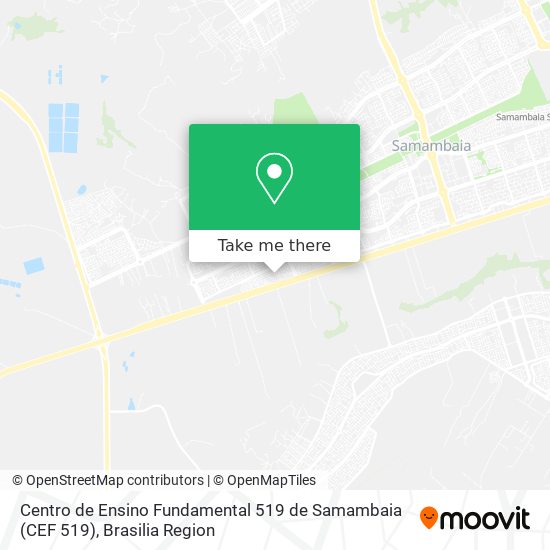 Centro de Ensino Fundamental 519 de Samambaia (CEF 519) map