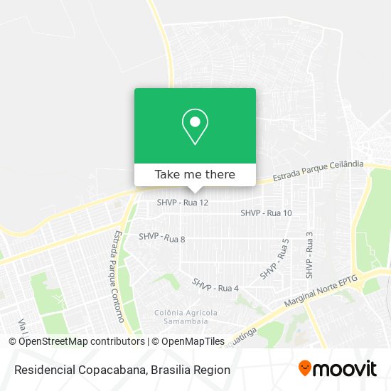 Residencial Copacabana map