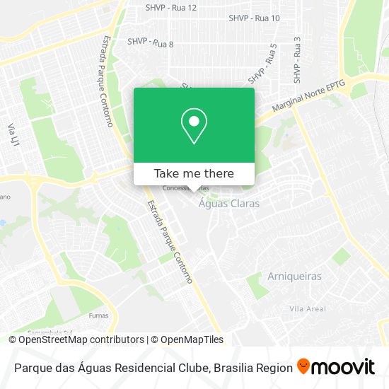 Parque das Águas Residencial Clube map