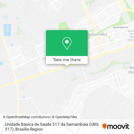 Unidade Básica de Saúde 317 da Samambaia (UBS 317) map