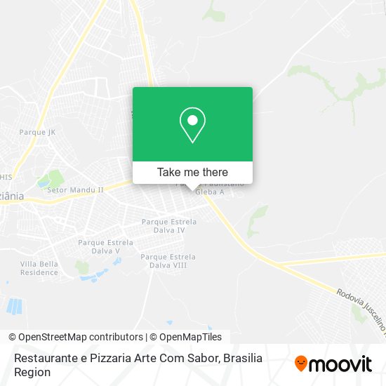 Restaurante e Pizzaria Arte Com Sabor map