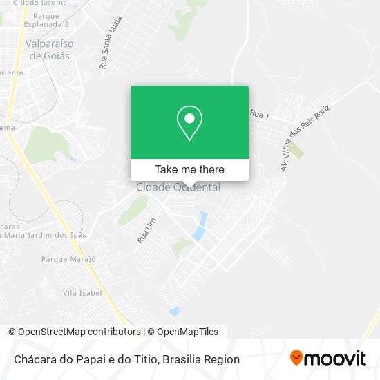 Chácara do Papai e do Titio map