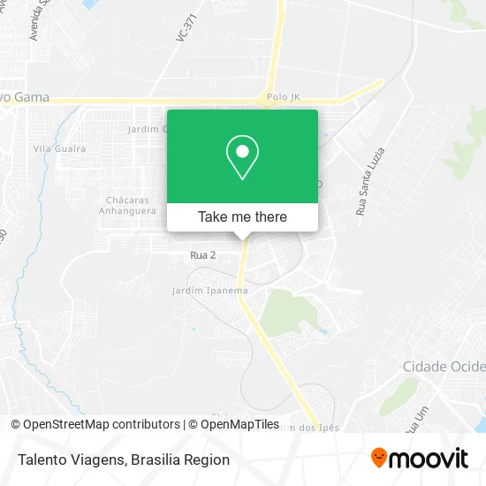 Talento Viagens map