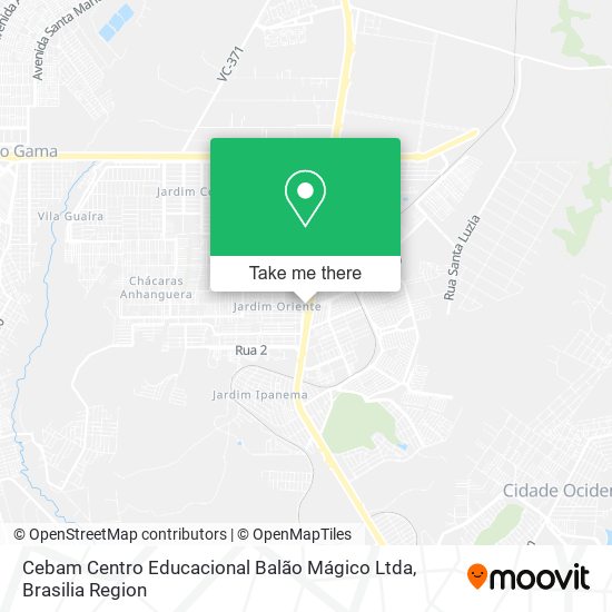 Mapa Cebam Centro Educacional Balão Mágico Ltda