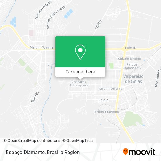 Espaço Diamante map