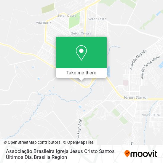 Mapa Associação Brasileira Igreja Jesus Cristo Santos Últimos Dia