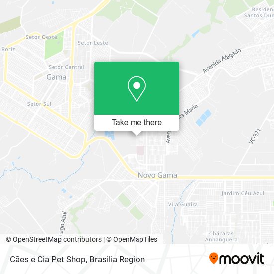Cães e Cia Pet Shop map