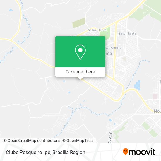 Clube Pesqueiro Ipê map